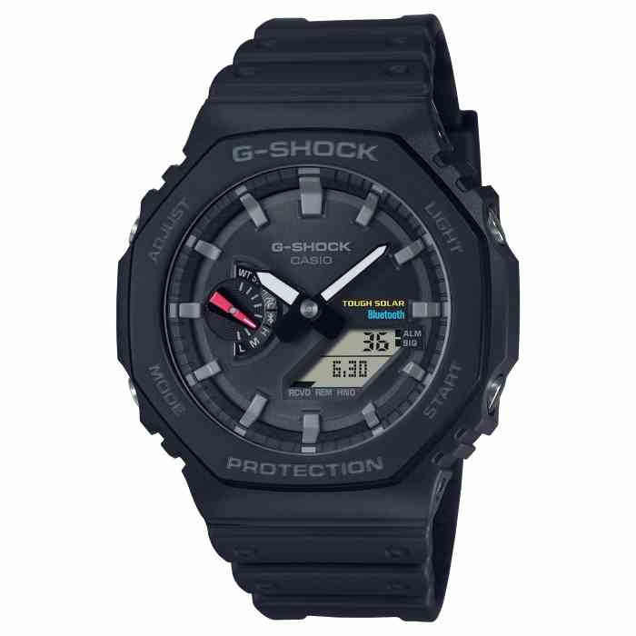 Đồng hồ Nam dây nhựa Casio G-Shock GA-B2100-1ADR chính hãng bảo hành 5 năm Pin trọn đời