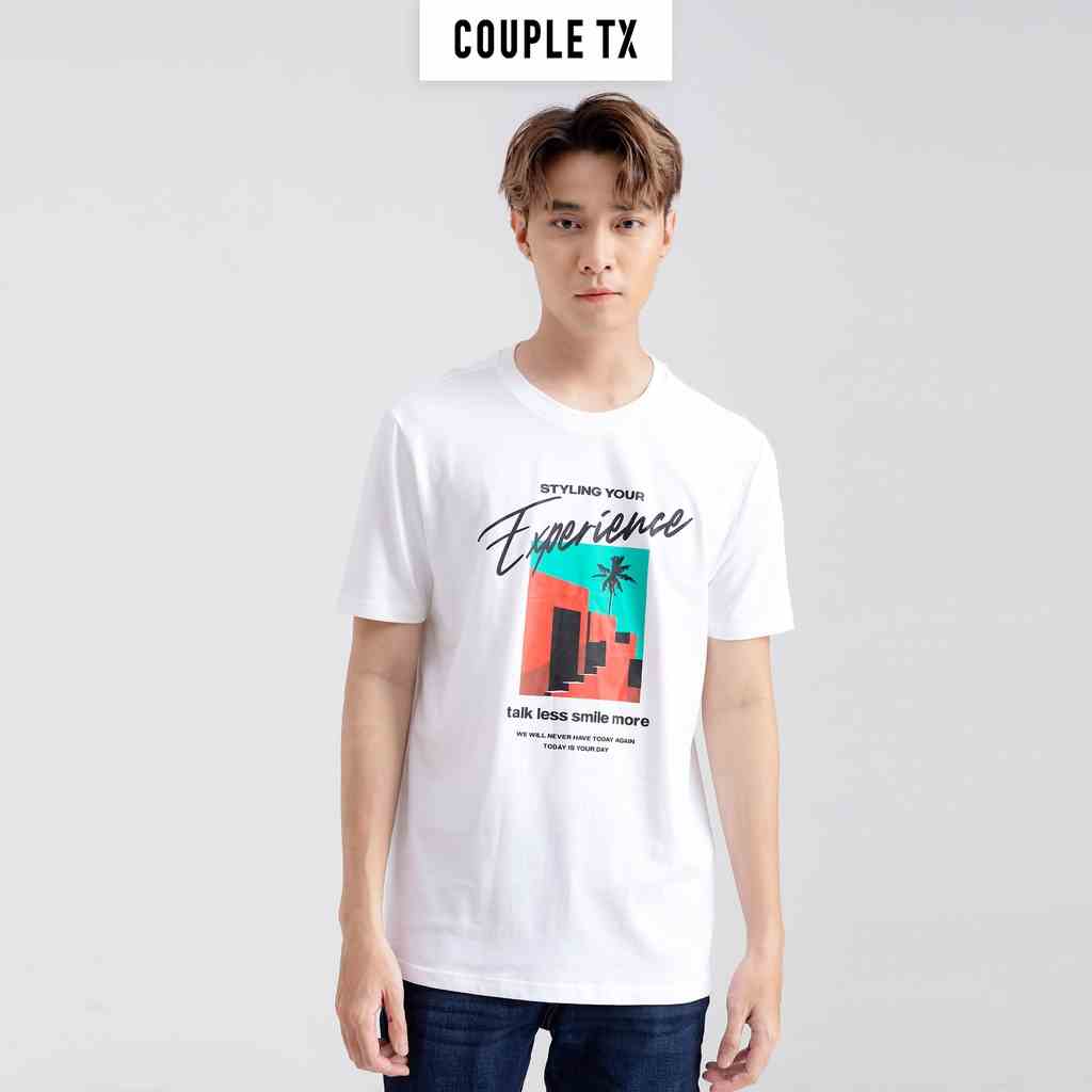 Áo Thun Nam Couple TX In Typo Slogan Graphic Chill MTS 1160