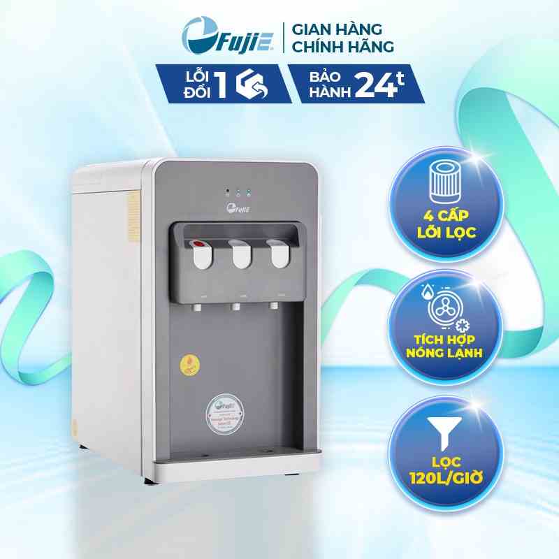 Máy lọc nước UF siêu lọc tích hợp làm nóng lạnh cao cấp FujiE WPD508C công nghệ Nhật Bản nhập khẩu chính hãng