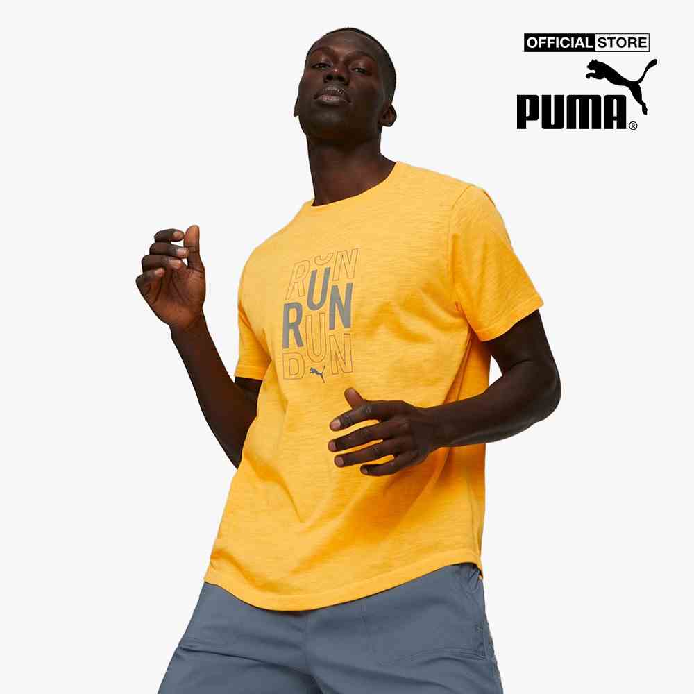 PUMA - Áo thun thể thao nam tay ngắn Performance Logo 522423-38