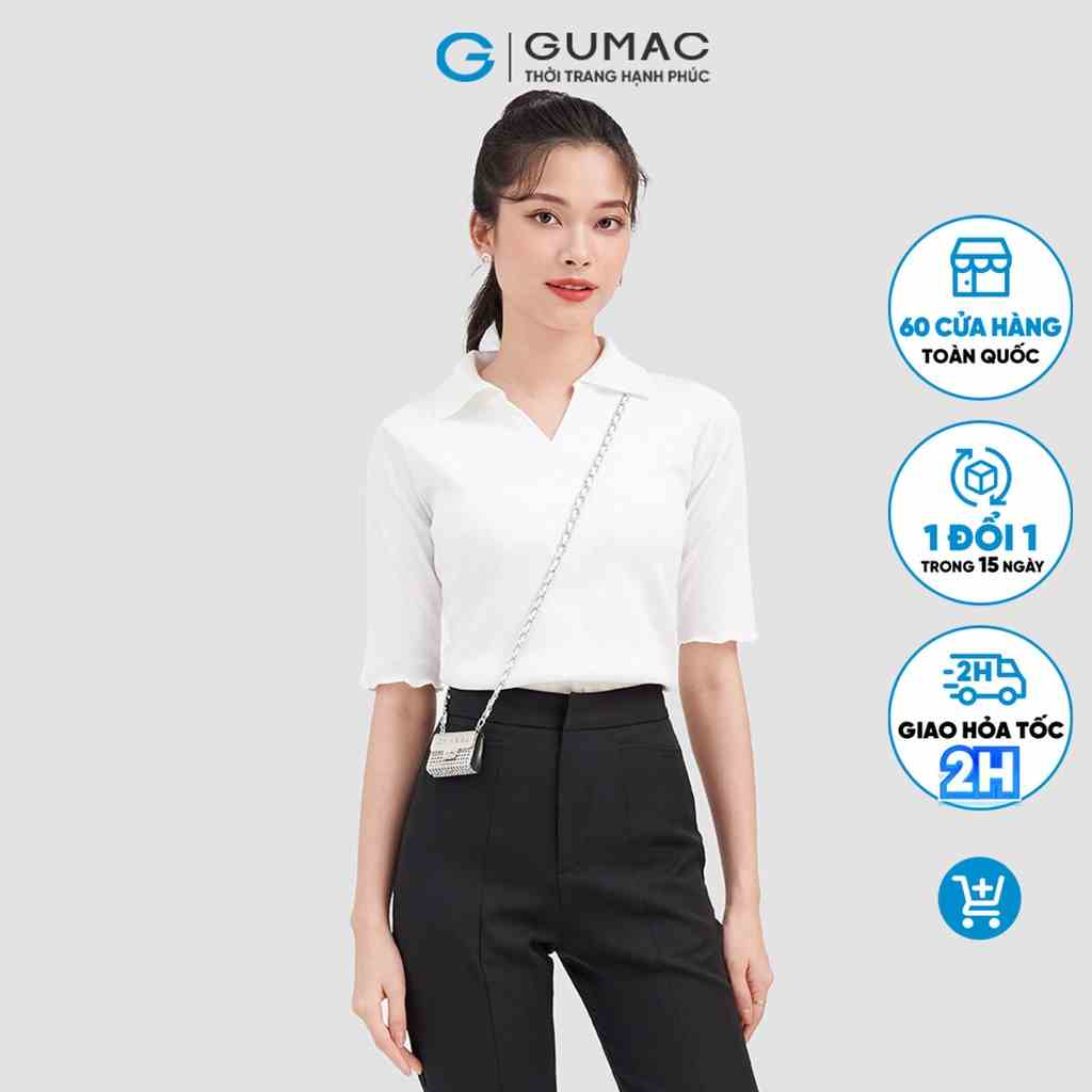 Áo thun kiểu cổ mổ GUMAC LAT0914