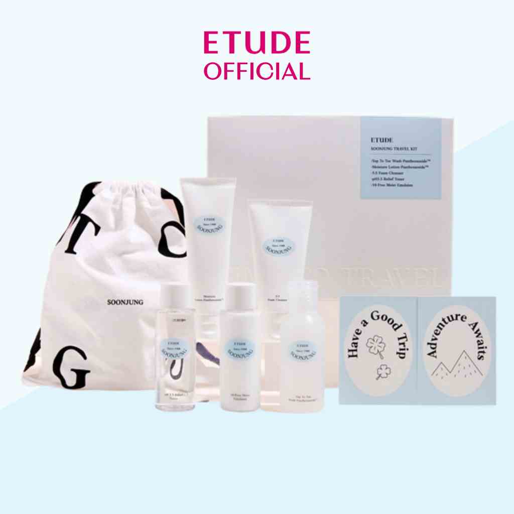 Bộ sản phẩm chăm da mini du lịch  [ETUDE] SoonJung Travel Kit