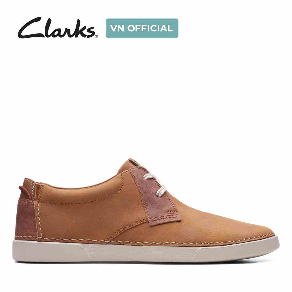 [Mã BMLTA35 giảm đến 35K đơn 99K] Giày Tây Da Nam Clarks Gereld Low màu Tan