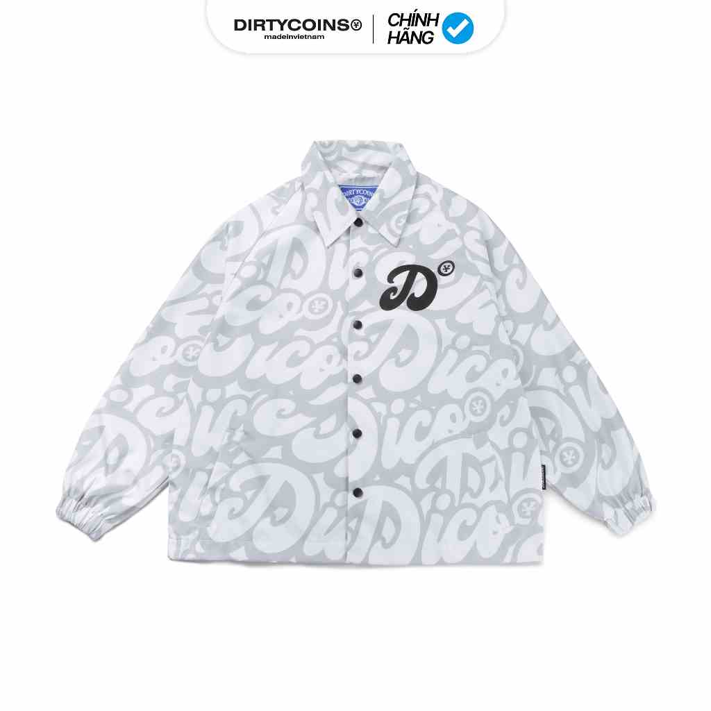 Áo Khoác Dico Comfy Pattern Coach Jacket - White