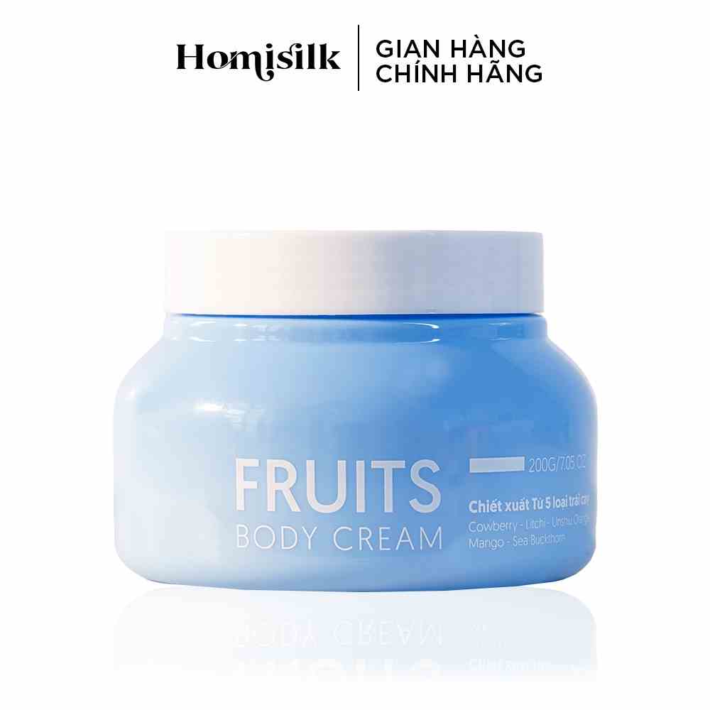 [Mã BMLTB35 giảm đến 35K đơn 99K] Kem Dưỡng Da Body- Fruits Body Cream- Homisilk