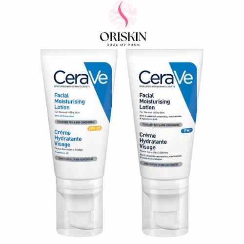 CeraVe - Sữa Dưỡng Ẩm Chuyên Biệt Ban Ngày/Ban Đêm Dành Cho Da Mặt CeraVe Facial Moisturising Lotion AM/PM 52Ml