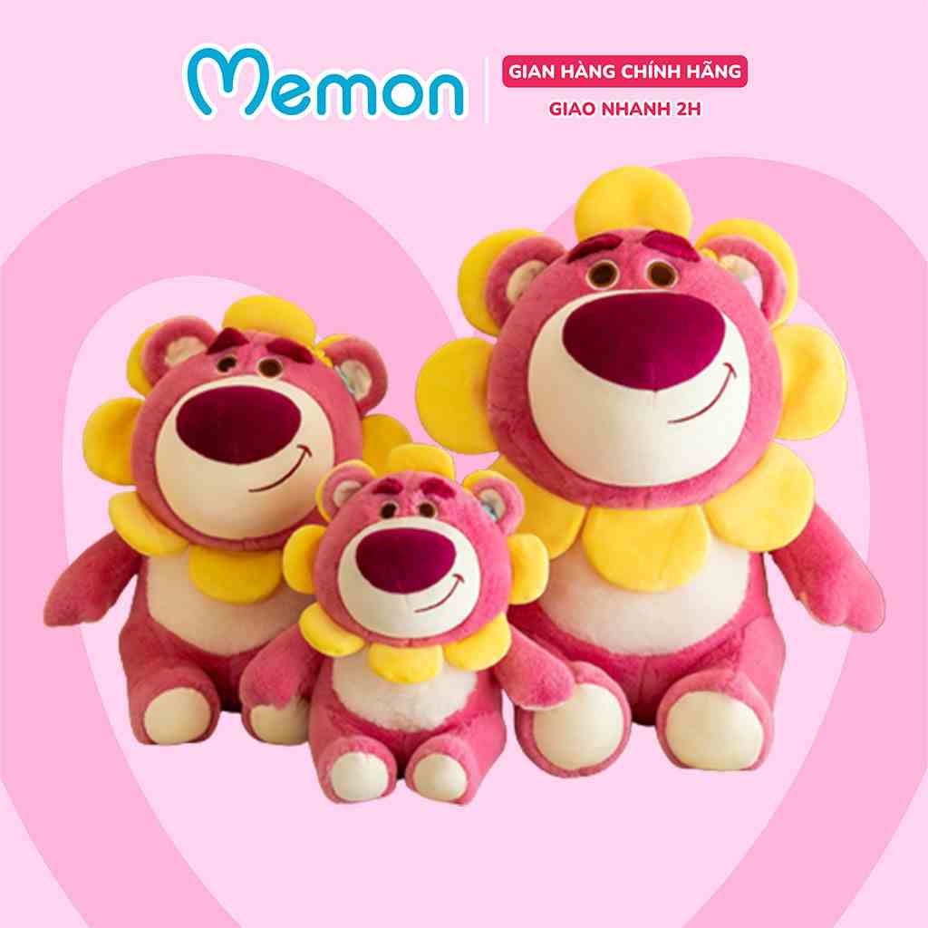 Gấu Bông Lotso Huggin Bear Mặt Hoa Cao Cấp Memon