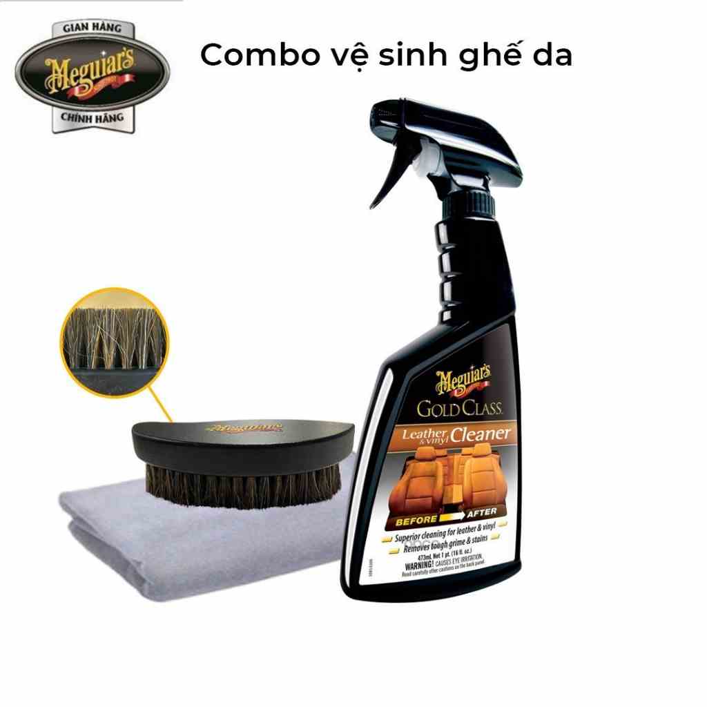 Meguiars Combo Vệ sinh nội thất ô tô tại nhà (3 sản phẩm)