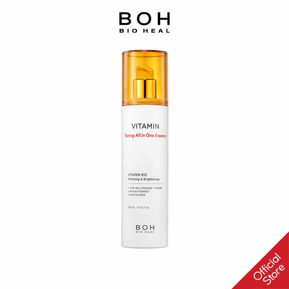 Tinh Chất Chiết Xuất Vitamin B12 Tăng Cường Sức Sống & Làm Sáng BIOHEAL BOH VITAMIN TONING ALL IN ONE ESSENCE 120ml