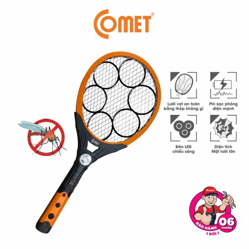 Vợt Muỗi Comet CP040 điện thế mạnh