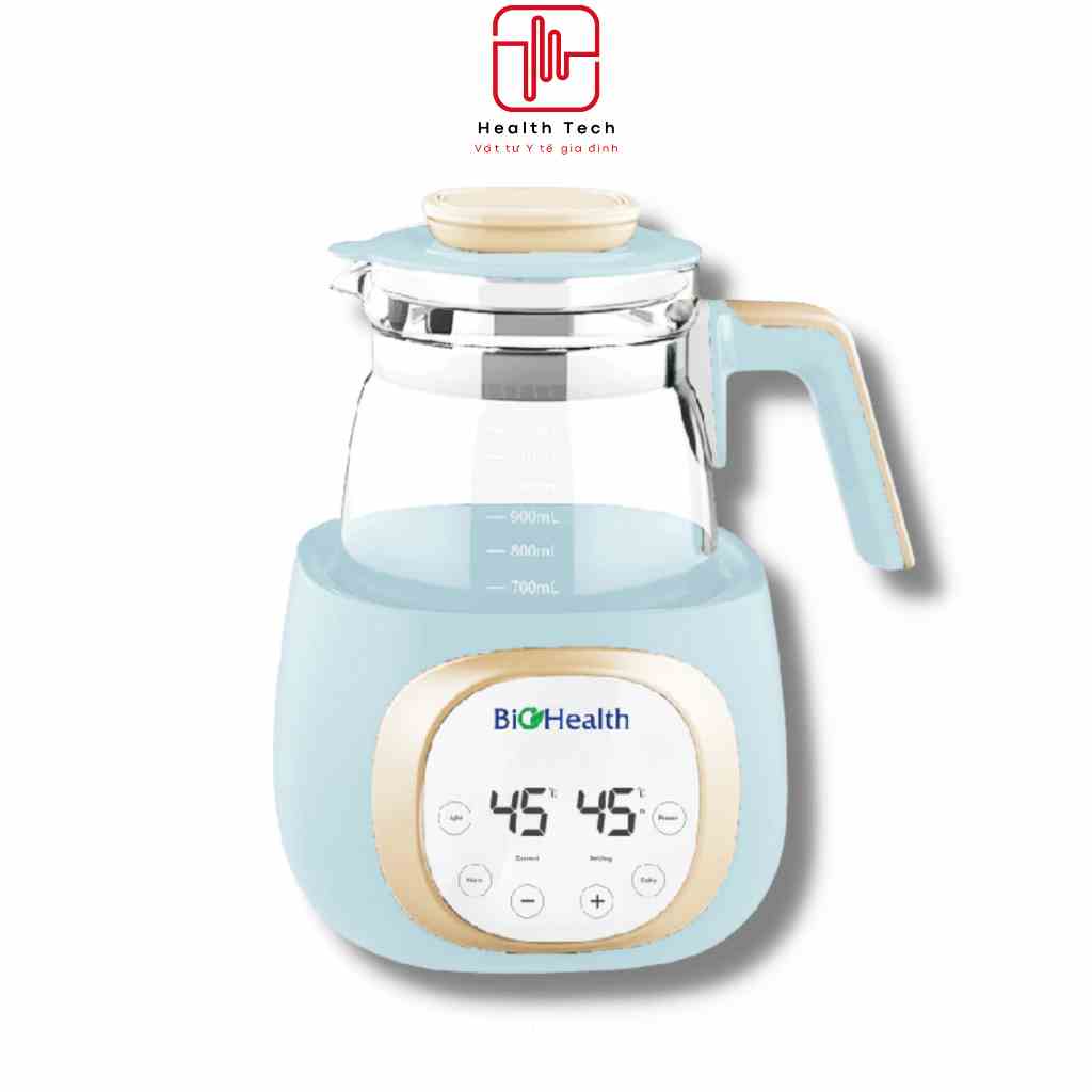 Ấm đun nước đa năng Biohealth BH7100 hâm sữa pha trà pha cafe với chế độ riêng cho mẹ và bé - Health Tech