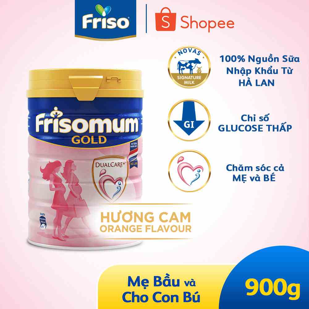 Sữa bột FRISOMUM GOLD hương ORANGE 900G