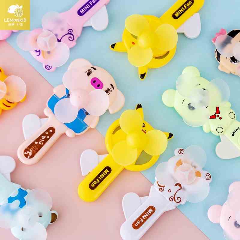 Quạt cầm tay Lemonkid mini sử dụng thủ công tiết kiệm năng lượng cho bé