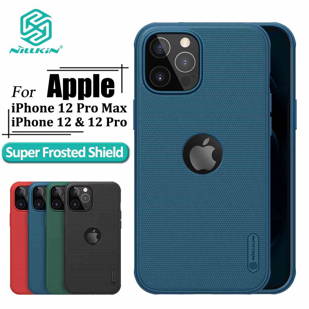 Ốp điện thoại Nillkin bằng PC cứng chống sốc chống bám vân tay thích hợp cho iPhone 12 Pro Max / 12 Pro