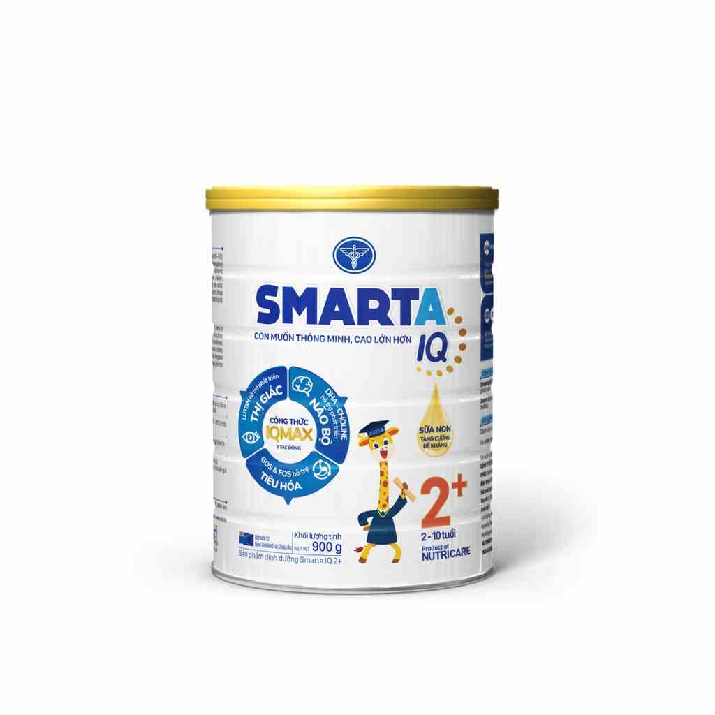 [Mã BMLTA35 giảm đến 35K đơn 99K] Sữa bột Nutricare SMARTA IQ 2+ 900g