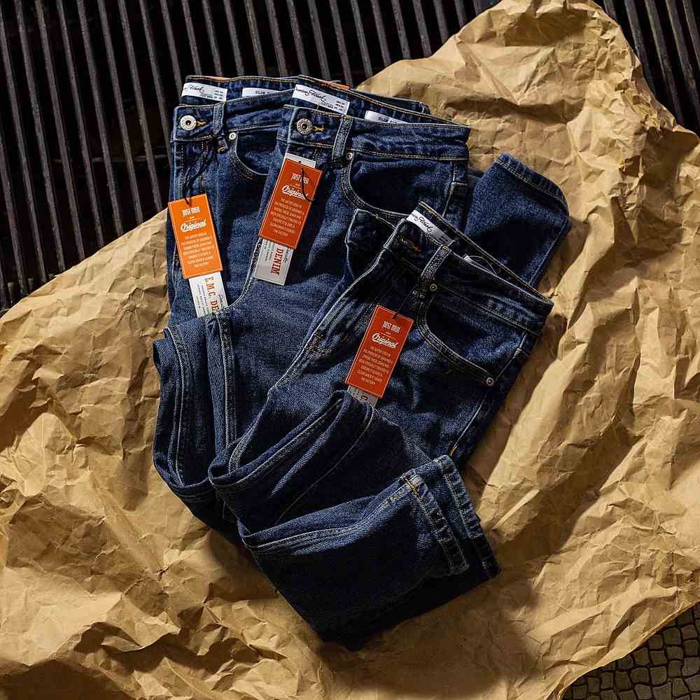 [Mã BMLTA35 giảm đến 35K đơn 99K] Quần Jeans Dài Trơn Just Men 220091.2