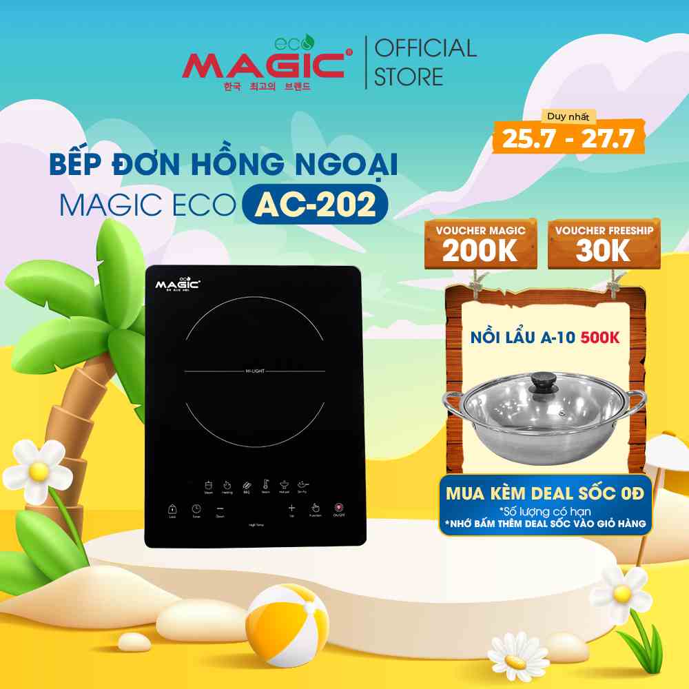 Bếp Hồng Ngoại MAGIC Eco AC-202, bảo hành chính hãng