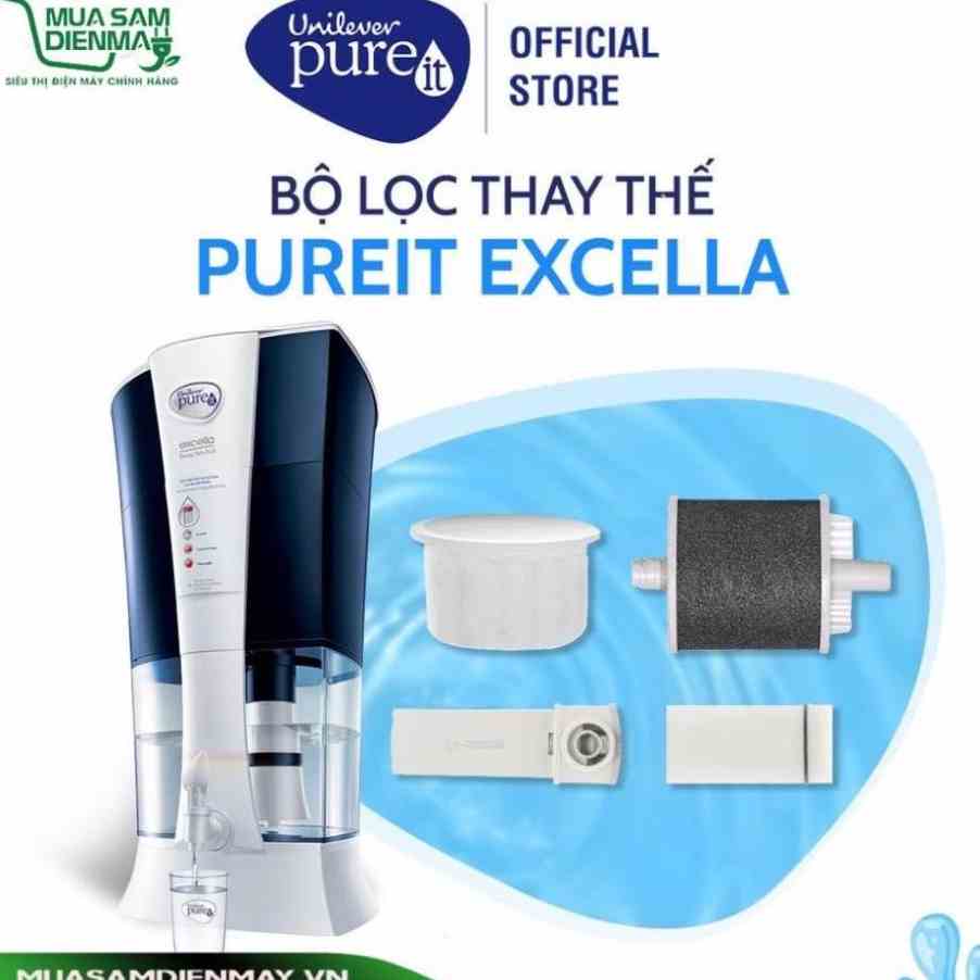 Bộ lọc thay thế Unilever Pureit Excella 9L - Hàng chính hãng