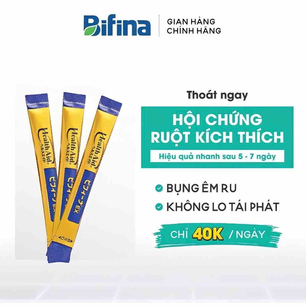 Men vi sinh Bifina Nhật Bản -Loại EX 3 gói - Cho người viêm đại tràng, rối loạn tiêu hóa, hội chứng ruột kích thích