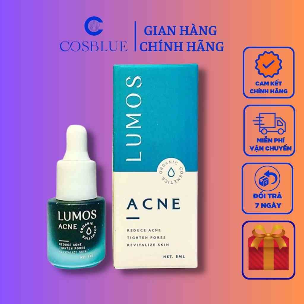 Serum Huyết Thanh Mụn Lumos Ance 5ml Của Mỹ, sạch mụn, mờ thâm dưỡng trắng da mặt