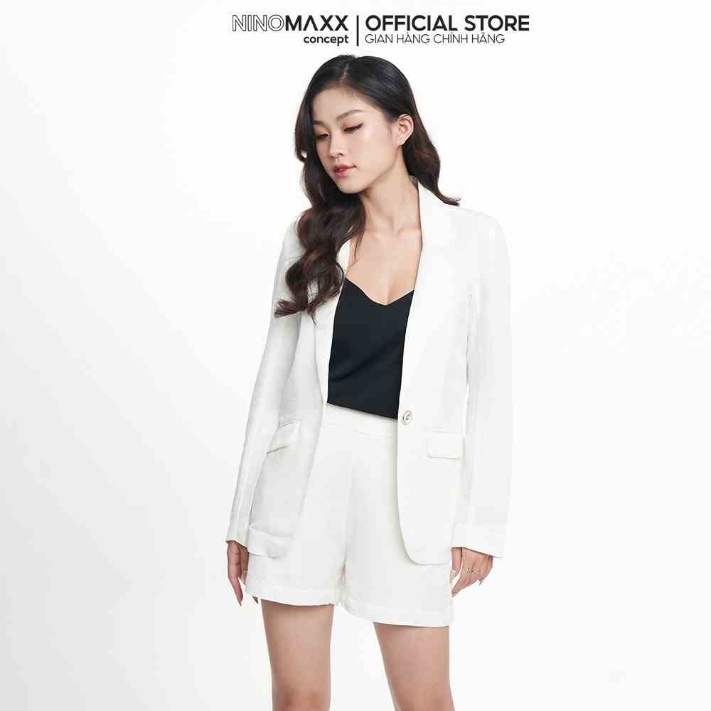 [Mã BMLT30 giảm đến 30K đơn 299K] N&M Áo Blazer Nữ thời trang chất Linen pha cotton Rayon 2203022