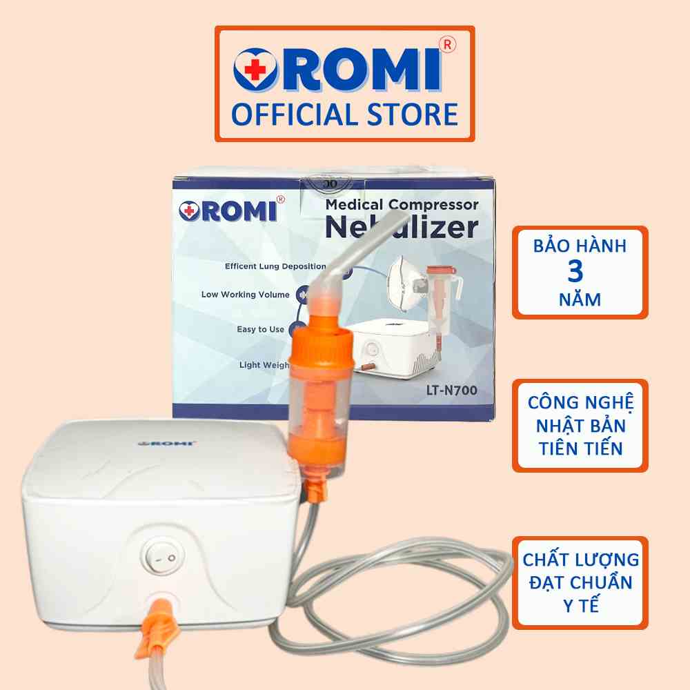 Máy xông khí dung cho bé OROMI LT-N700 - Bộ khí dung mũi họng chính hãng