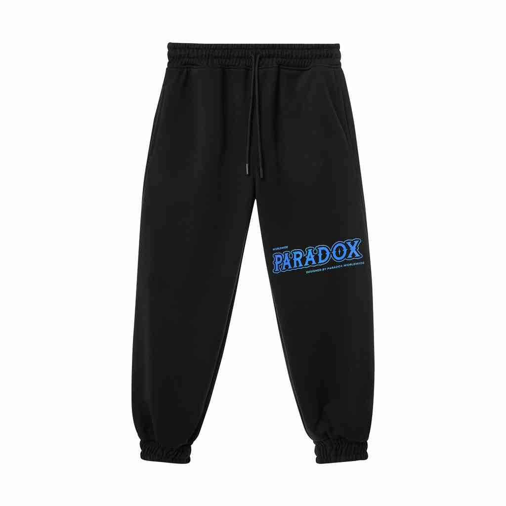 [Mã MABRS946 giảm 10% đơn 99k] Quần jogger Paradox ATTENTION LOGO JOGGER PANTS - Đen