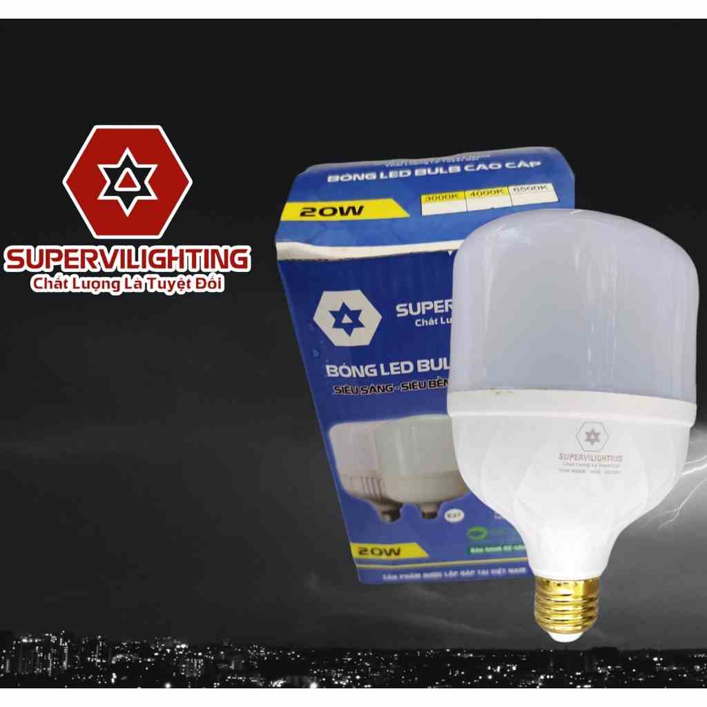 BULD TRỤ nhựa SuperVilighting, MS BULD-DIA, CS: 20-30W,AC 220V,trang trí, lấy sáng phòng khách, bếp. Bảo hành 24 tháng