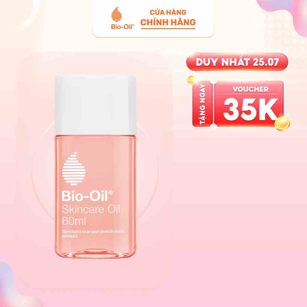 Dầu chăm sóc da giúp cải thiện rạn da, mờ sẹo và đều màu da - BIO-OIL SKINCARE OIL (chai 60ml)