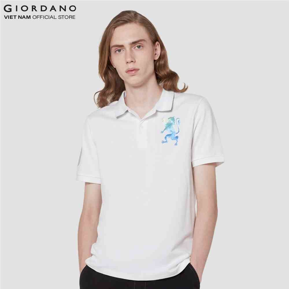 Áo Polo Nam Sư Tử 3D Lion Giordano 01011222