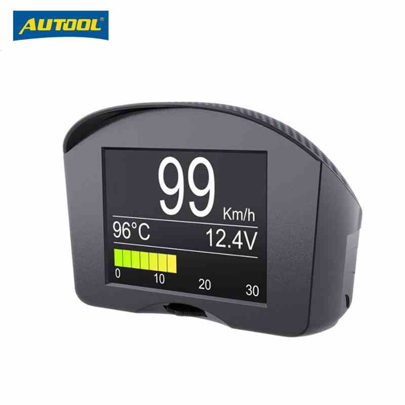 Autool X50 PLUS OBD2 Hiển Thị Nhiệt Độ Nước Và Nhiên Liệu HUD Cho Xe Hơi