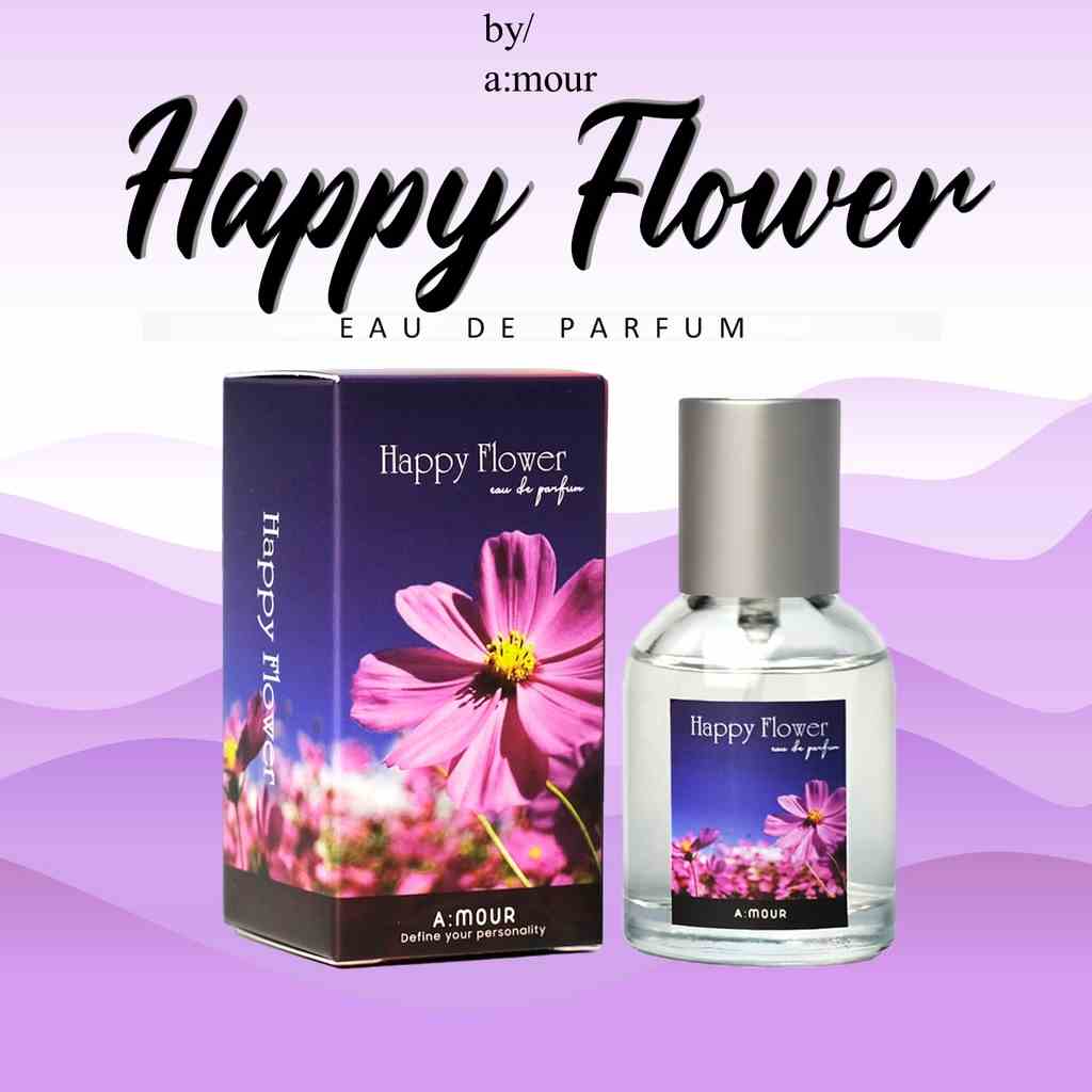 [Amour Happy Flower] Nước Hoa Nữ Nguyên Liệu Nhập Pháp Hương Thơm Nhẹ Nhàng Cuốn Hút 30ml - Dạng Xịt