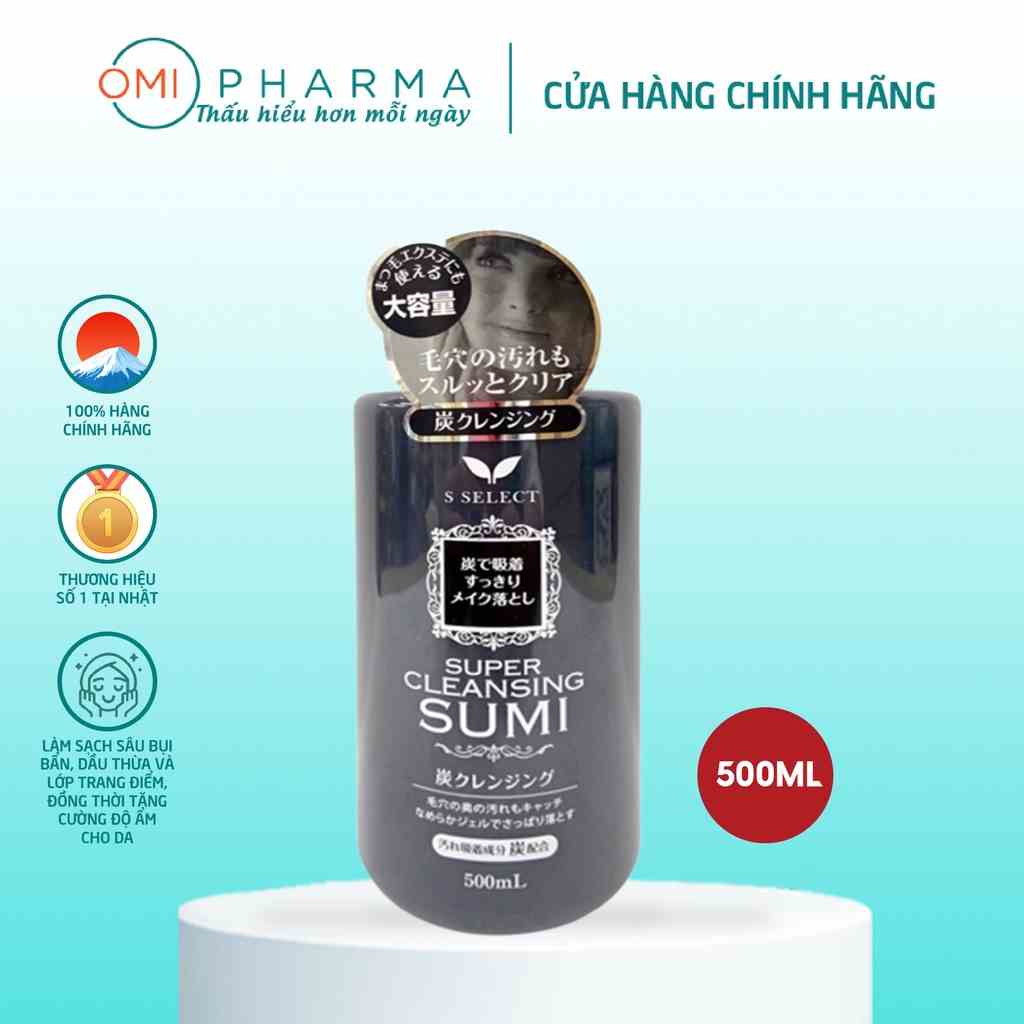 Gel Tẩy Trang Than Hoạt Tính S Select (500ml)