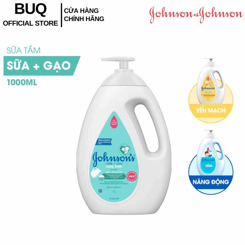 Sữa Tắm Johnsons Cho Bé Chứa Sữa Và Gạo 1000ml