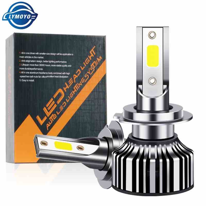 1 bóng Đèn pha LED phá sương mù LYMOYO H11/ H4/ 9005/ 9006/ H1/ H7/ 9012 9012 cho xe hơi/ xe máy