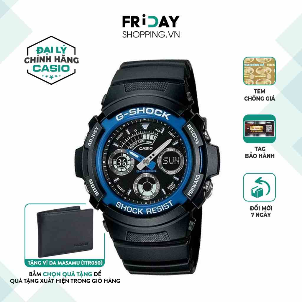 Đồng hồ nam Casio G Shock AW-591-2ADR thể thao chống nước