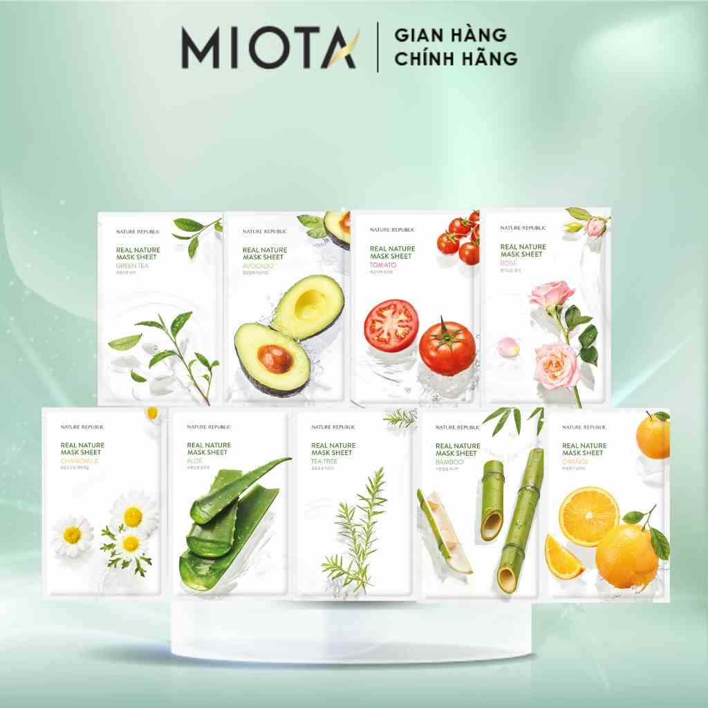 Mặt nạ dưỡng ẩm, làm trắng da Nature Republic