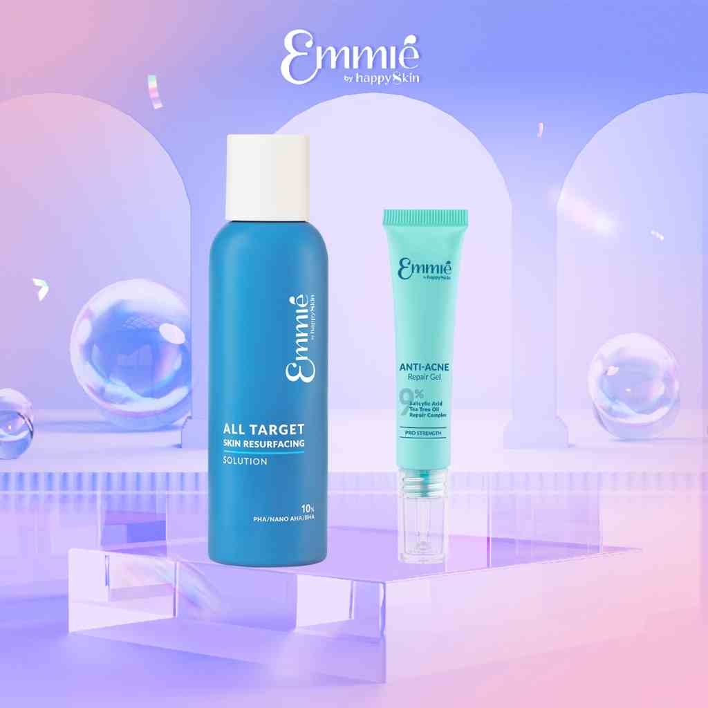 Làm Sáng Da Giảm Thâm Mụn: Acid Toner tặng Gel Chấm Mụn Emmié by HappySkin