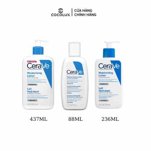 Sữa Dưỡng Cerave Lotion Moiturizing Giúp Dưỡng Ẩm Dành Cho Da Khô phục hồi làn da khô rát