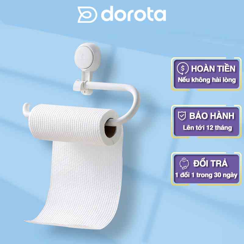 Giá treo khăn bếp DOROTA kitchen paper để khăn giấy lau tay màng bọc thực phẩm đa năng AW630