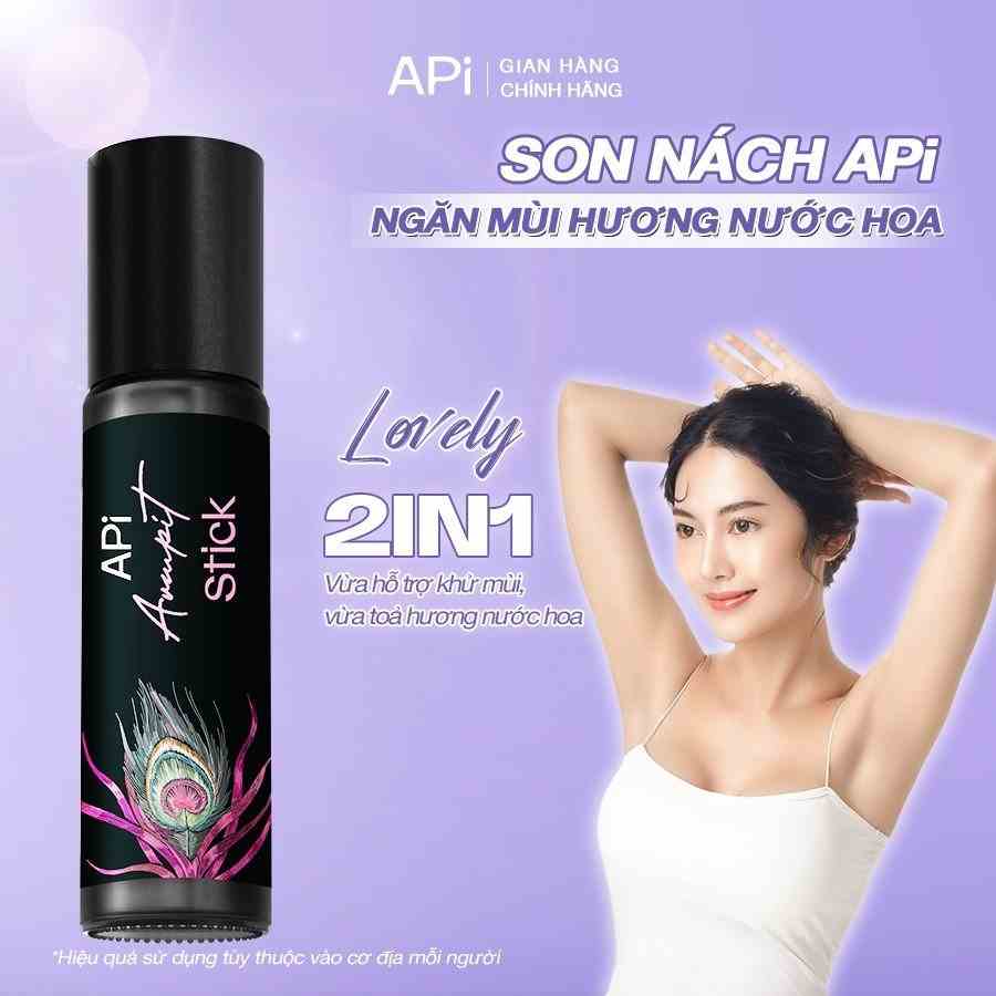 Son nách APi hương nước hoa, khử mùi hôi nách, ngăn tiết mồ hôi tạo mùi thơm cho cơ thể 10ml