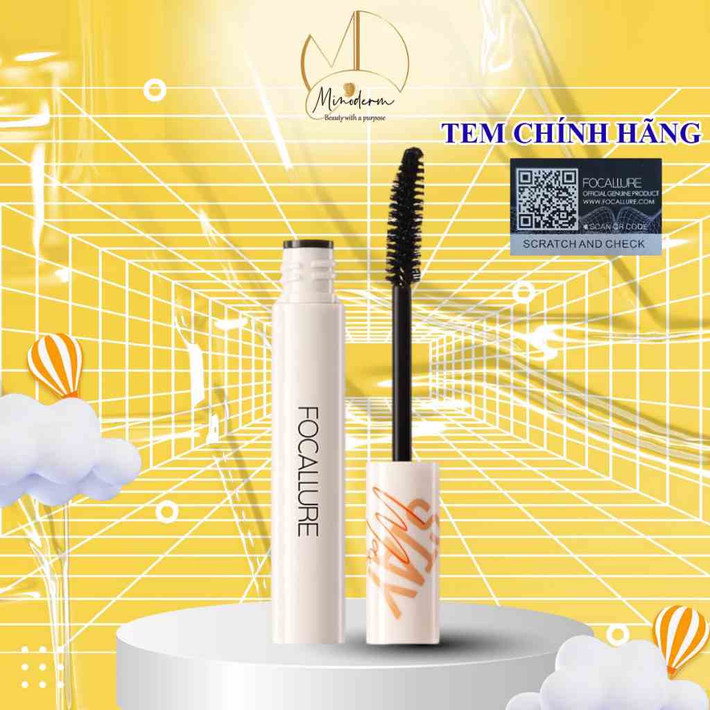 Mascara FOCALLURE Làm Dài Dày Cong Mi Chống Thấm Nước Lâu Trôi 4.5g FA-148