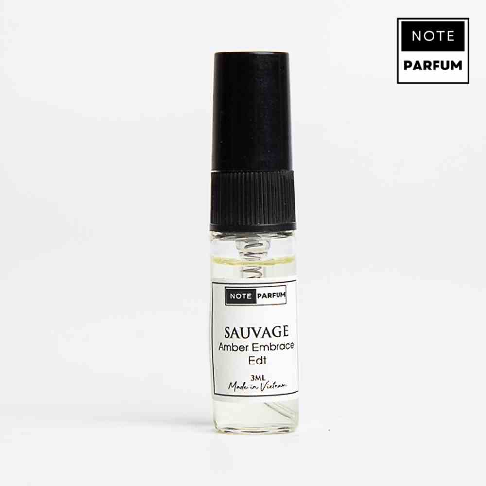 Nước hoa Sauvage - Amber Embrace thương hiệu Noteparfum lịch lãm, đàn ông đích thực minisize 3ml