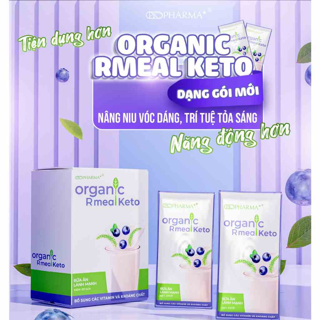 [Mã BMLTA35 giảm đến 35K đơn 99K] Bột RMEAL KETO cung cấp năng lượng, tốt cho sức khỏe thương hiệu Dr. Lacir gói 20g