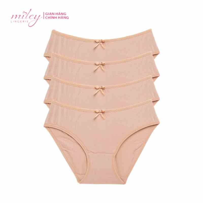 [Mã BMLTA35 giảm đến 35K đơn 99K] Combo 4 Quần Lót Modal Bikini Miley Lingerie BCS04