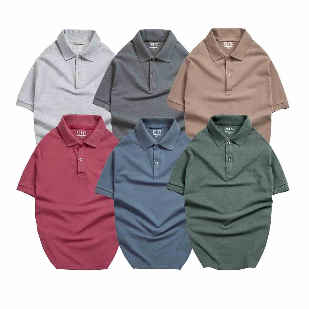 Áo Thun Polo Nam Cổ Bẻ Thun Cá Sấu 4 Chiều Xuất Xịn Dày Dặn Không Nhăn Thấm Hút Tốt. POLYS - POLO BASIC WASH