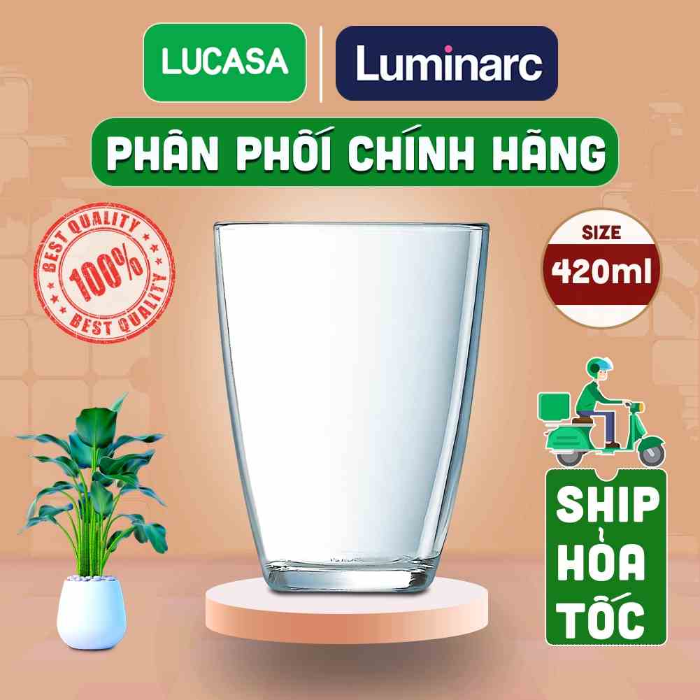 [Mã BMLTB35 giảm đến 35K đơn 99K] Ly Cao Thủy Tinh Luminarc Neo 420ml - Loại Cao L1586 | Phân Phối Chính Hãng