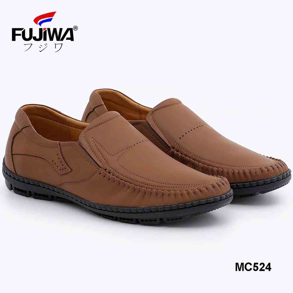 Giày Lười Nam Da Bò FUJIWA - MC524. Đế Giày Là Cao Su Thiên Nhiên, Đế Cao 3cm. Có Size:  38, 39, 40, 41, 42, 43