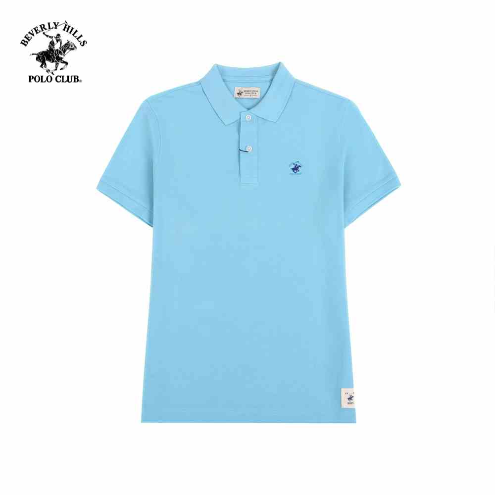 Beverly Hills Polo Club - Áo polo Ngắn tay Nữ Trendy Xanh nhạt 01 GNY01- BHPC WAPN0011