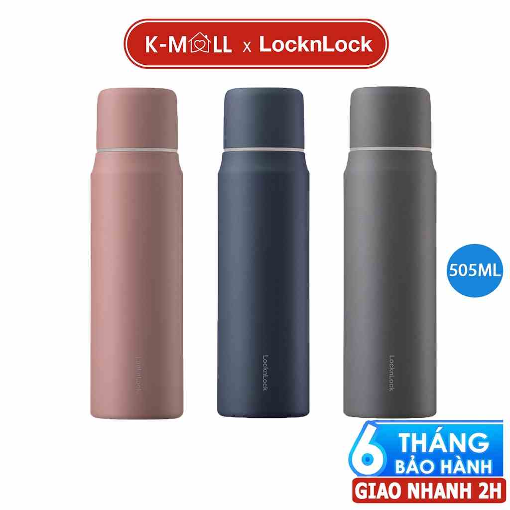 Bình giữ nhiệt LocknLock 505ml Maman Cup Vacuum Bottle nắp dùng làm cốc nước uống LHC1487 - K-MALL